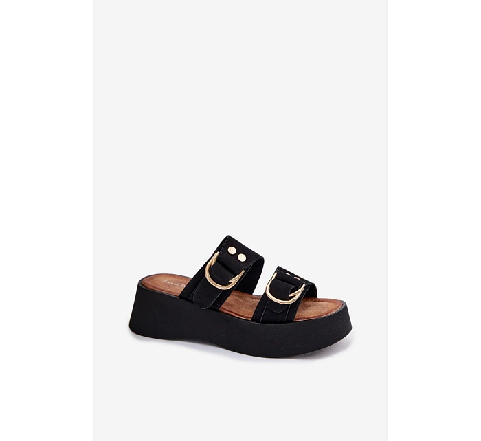 ~Žabky na platforme model 226359 Krok vo veľkom štýle ~Žabky na platforme model 226359 Krok vo veľkom štýle