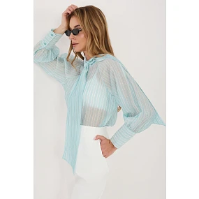 Košeľa s dlhým rukávom model 226443 Taliansko Moda