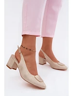 Sandály na podpatku  model 227919 Step in style