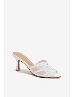 Klapky na podpatku model 227936 Step in style
