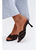 Klapky na podpatku model 227937 Step in style