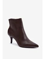 Boty na podpatku model 230929 Step in style Boty na podpatku model 230929 Step in style