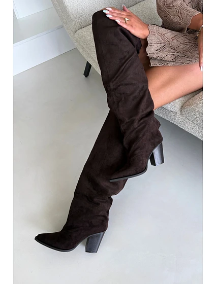 Kozačky na podpatku  model 230947 Step in style