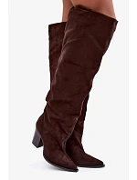 Kozačky na podpatku  model 230947 Step in style