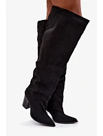 Kozačky na podpatku model 230948 Step in style Kozačky na podpatku model 230948 Step in style