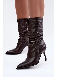 Boty na podpatku model 231587 Step in style
