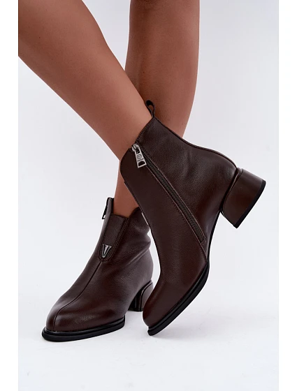 Boty na podpatku model 231598 Step in style Boty na podpatku model 231598 Step in style
