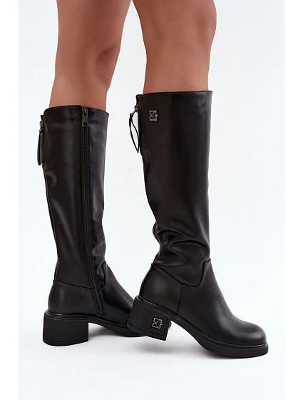Čižmy na podpätku, model 231600 Step in style