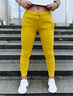 Dámske tepláky FITS žlté UY0534