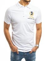 FashionStreet pánske biele polo tričko PX0360
