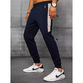 FashionStreet pánske tmavomodré tepláky UX3239