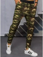 FashionStreet pánske hnedé tepláky moro UX3319