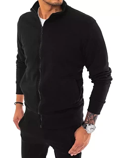 Pánská mikina na zip černá FashionStreet BX5029