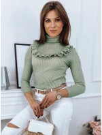 Dámsky sveter NOAH svetlozelený FashionStreet MY1406 Dámsky sveter NOAH svetlozelený FashionStreet MY1406