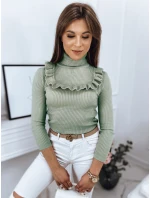 Dámsky sveter NOAH svetlozelený FashionStreet MY1406 Dámsky sveter NOAH svetlozelený FashionStreet MY1406