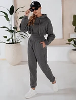 Dámska tepláková súprava SERINE dark grey FashionStreet AY0646