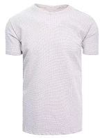 Pánske tričko so vzorom cappuccino FashionStreet RX4925