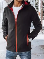 Pánská softshellová bunda černá Dstreet TX4173