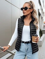 Dámska prešívaná vesta STANSY black FashionStreet TY3102