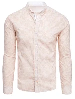 Pánska ružová košeľa FashionStreet DX2304