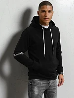 Pánska čierna mikina FashionStreet BX5437