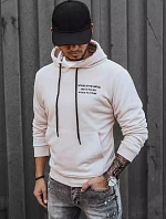 FashionStreet ecru pánska mikina BX5461