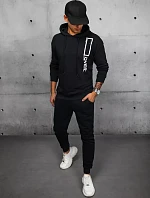 FashionStreet čierna pánska tepláková súprava AX0683