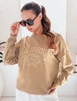 Dámska mikina CALIFORNIA DREAM beige FashionStreet BY1194
