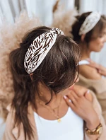 Svetlo béžová dámska čelenka WILD FashionStreet HY0031