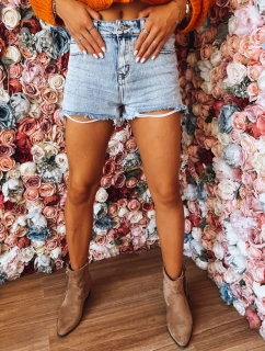 Dámské šortky PALOMA PARADISE light blue Dstreet SY0309z