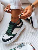 Dámske tenisky MEILA black-green FashionStreet ZY0322