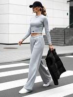 Dámsky komplet nohavíc a topu ASTRAL ALLURE sivý FashionStreet AY0904