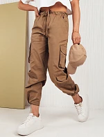 Dámske padákové nohavice MIRI camel FashionStreet UY1680