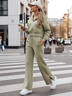 Dámske tepláky MARINO pistáciová FashionStreet AY0977