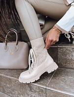 Dámske topánky HOLLYHOCK light beige FashionStreet ZY0370