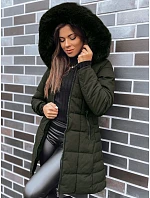 Dámská prošívaná zimní bunda LELISIA zelená FashionStreet TY4029