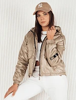 Dámska prechodná bunda ARON camel FashionStreet TY4112