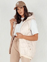 Dámska prešívaná vesta COLINE biela FashionStreet TY4114