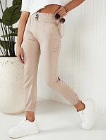 Dámske tepláky KAROT beige FashionStreet UY1811