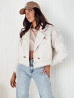 Dámska džínsová bunda LUISE light beige FashionStreet TY4124