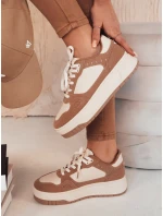 Dámské tenisky LETUR dark beige Dstreet ZY0470