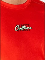 Pánské tričko s potiskem oranžové Dstreet model 21973833 - FashionStreet