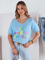 Dámsky sveter FATEL modrý FashionStreet MY2316