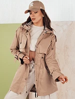 Dámska prechodná bunda MOZA béžová FashionStreet TY4283
