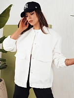 Dámska bunda typu bomber QUESI v farbe ecru, FashionStreet TY4293