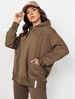 Dámska mikina ALIEENS hnedá FashionStreet BY1278