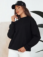 Dámska bavlnená mikina SWAN black FashionStreet BY1286