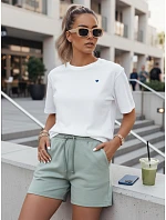 MILOV ecru dámske tričko FashionStreet RY2548 MILOV ecru dámske tričko FashionStreet RY2548