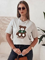Dámske tričko BAREN beige FashionStreet RY2566