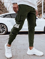 Pánske bojové nohavice zelené FashionStreet UX4304
